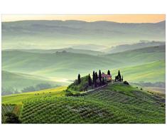Wallario Acrylglasbild Toskana in Italien - 60 x 90 cm in Premium-Qualität: Brillante Farben, freischwebende Optik