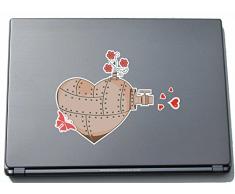 Laptopaufkleber Laptopskin lovely055 - Süße Herzen - Herzballon - 210 x 279 mm Aufkleber