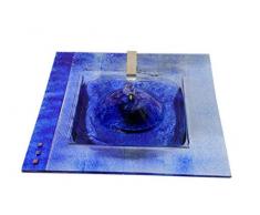 Atelier Klotz Zimmerbrunnen Glas Wasserspiel Handarbeit