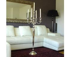 Victoria Kerzenleuchter Kerzenständer 120 cm hoch Aluminium silber Deko für gehobenes Ambiente