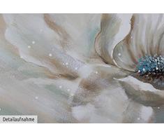 KunstLoft® Acryl Gemälde Elfengleich 150x50cm | original handgemalte Leinwand Bilder XXL | Blüte Abstrakt Deko | Wandbild Acrylbild Moderne Kunst einteilig mit Rahmen