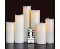 Air Zuker LED Kerzen batteriebetriebene Flammenlose Kerzen (6er LED Flammenlose Kerzen(Nicht enthalten))