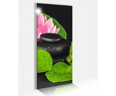 Acrylglasbild 40x100cm Bergamotte Steine Wellness Spa Feng Shui Acrylbild Glasbild Acrylglas Acrylglasbilder 14A2306, Acrylglas Größe2:40cmx100cm