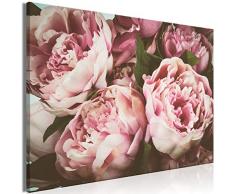 decomonkey Bilder Blumen 90x60 cm 1 Teilig Leinwandbilder Bild auf Leinwand Wandbild Kunstdruck Wanddeko Wand Wohnzimmer Wanddekoration Deko Rose