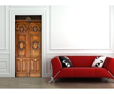 StickerProfis Türtapete selbstklebend TürPoster - RUSTIKALE HOLZTÜR - Fototapete Türfolie Poster Tapete