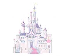 RoomMates RMK1546GM RM - Disney Prinzessinenschloss Wandtattoo, PVC, Bunt, 48 x 13 x 2.5 cm