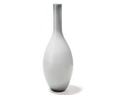Leonardo Beauty Vase grau, Höhe 65 cm, Durchmesser 23 cm, handgefertigtes Farbglas, 052474