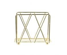 THE HOME DECO FACTORY KA2745 Serviettenhalter, Metall, goldfarben, Einheitsgröße