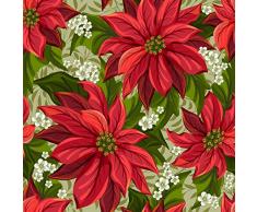 Weihnachtsgeschenkpapier - Weihnachtsstern/Adventsstern - 3er Set