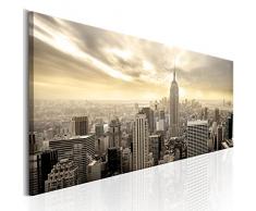 murando - Bilder New York 135x45 cm - Leinwandbilder - Fertig Aufgespannt - Vlies Leinwand - 1 Teilig - Wandbilder XXL - Kunstdrucke - Wandbild - New York NY City Stadt d-B-0081-b-b