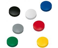 10x Magnete, Farbig sortiert Ø 24mm, Haftmagnete für Whiteboard, Kühlschrankmagnet, Magnettafel, Magnetwand, Magnet Rund