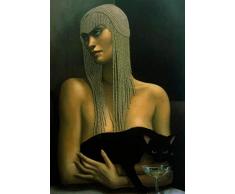 PAAANING Malen nach Zahlen Kit Erotik Kunst Nackt DIY Ölgemälde Zeichnung Leinwand Mit Pinsel Dekorationen Geschenke