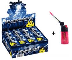 Wunderkerzen - 18 cm lang - 80, 160, 400 Stück + 1 Profi Sturmfeuerzeug von Home Flair® (80)