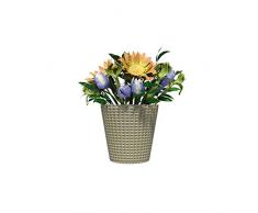 21.3 * 22.8CM Schöne Porzellanvase Blume Wohnzimmer Wanddekoration Aufkleber Haushalt Toilette Aufkleber