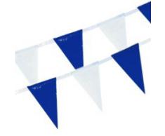 Wimpelkette, Folie 10 m blau/weiss wetterfest