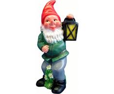 Gartenzwerg Laterne 70 cm 2700 Gramm Zwerg Germany Garten bruchfest PVC Deko GRS 0528