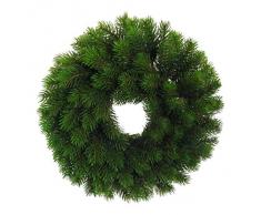 Künstlicher TANNENKRANZ ca 36 cm. 100 Triebe. Als Türkranz, Adventskranz, Weihnachtskranz, Kranz.