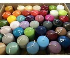 5 KG HMH Stumpen Kerzen gemischt verschiedene Größen und Farben Stumpenkerzen