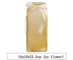 ASP Milchglas-Vase, Blumenvase für Zuhause, Raumdekoration, Blumenvase für Hochzeiten, Heimdekoration Bernstein L