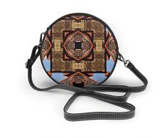 Ameok-Design Kirchenkerzen Umhängetasche Umhängetasche Umhängetasche Multifunktions PU Leder für Einkaufen Reisen rund