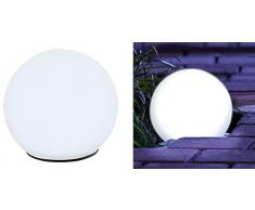 Lunartec Leuchtkugeln Garten: Solar-Glas-Leuchtkugel mit LEDs & Dämmerungsautomatik, Ø 9 cm (Leuchtkugeln Garten Solar)
