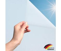 MARAPON® Fensterfolie selbsthaftend Blickdicht in weiß [90x200 cm] inkl. eBook mit Profitipps - Milchglasfolie mit sehr hohem Sichtschutz - Sichtschutzfolie statisch haftend für Bad & WC