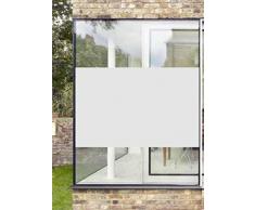 INDIGOS UG -Glasdekor / Fensterfolie / Dekorationsfolie satin - Viereck zum großflächigen Abkleben - 150x80 cm