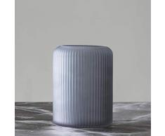 TYSYA GYCOZ Home Glasvase Wohnzimmer Schlafzimmer Dekoration Vase Milchglas Transparent Vase Vase (Size : 15×10×19.5cm)