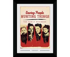 GB Eye Supernatural, um Menschen Kunstdruck, gerahmt, Holz, verschiedene, 55 x 75 x 2,9 cm