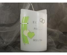 Hochzeitskerze Kerze zur Hochzeit Traukerze Trauung Sonderform 16530