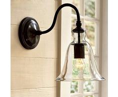 Modernes Wandbeleuchtung Wandleuchten Vintage Loft-Wandlampen Antik Deko Design Wandbeleuchtung Landhausstil Nachttischlampe Schlafzimmer Wohnzimmer Gang Spiegelfront Kristallglocke Wandleuchte