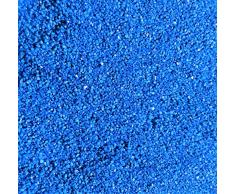 Rhinestone Paradise Dekosand Blau Azurblau 600g Quarzsand Deko Sand Streusand Streudeko Azur Sand Streusand Tischdeko Dekorationssand