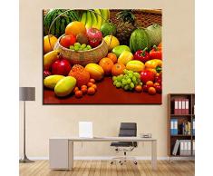 Malen nach Zahlen by Numbers DIY malerei wandkunst acryl Kits Zeichnung Obst und gemüse auf leinwand für küche dekor leinwand Bild