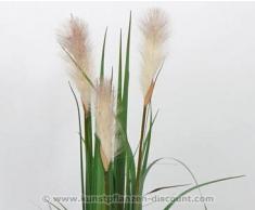 Pampas Gras Kunstpflanze blühend, Höhe ca. 120cm - Kunstpflanze Kunstbaum künstliche Bäume Kunstbäume Gummibaum Kunstoffpflanzen Dekopflanzen Textilpflanzen Textilbäume Pflanzen aus Textil Kunststoffpflanzen Plastikpflanze