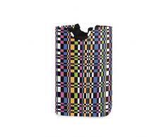 SIONOLY Wäschesack Bunter Abstrakter Karierter Kunstdruck Großer Faltbarer Wäschekorb,zusammenklappbarer Wäschekorb,zusammenklappbarer Waschvorratsbehälter