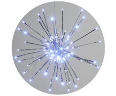 Gartenpirat LED-Stern Lichterball mit 192 LED beleuchtet 68 cm für innen Weihnachten