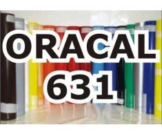 Oracal 631 - Orafol Folie 5m (Laufmeter) freie Farbwahl 48 matte Farben in 4 Größen, 63 cm Folienhöhe für Wandtattoos weiß
