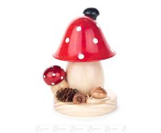 DREGENO Seiffen Räucherpilz Fliegenpilz Glockenform klein