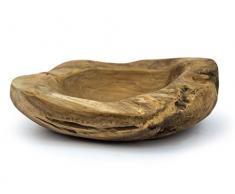 Teakschale mit LFGB = Lebensmittel geeignet 30cm Handarbeit poliert Unikat
