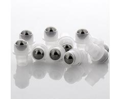 Roll-on Metallkugel Kosmetex für 10ml Roll-on Flaschen zum austauschen, 10x Metallkugel