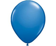 Folat Luftballon Party-Deko 10 Stück blau 30cm Einheitsgröße