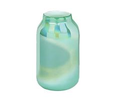 Lambert - Ferrata - Vase - Farbe: Jade Grün - mit Metallic Effekt - wunderbar irisierend - Maße (ØxH): 16 x 29 cm