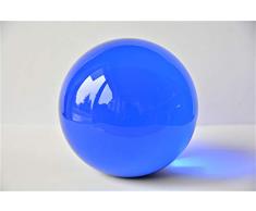 Glaskugeln mit Stand, Briefbeschwerer Ø ca.100 mm (blau, 156 0251)