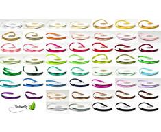 25m Rolle Satinband 6mm ( mintgrün / mint 513 ) Schleifenband Deko Band Dekoband Geschenkband Dekoration Hochzeit Taufe