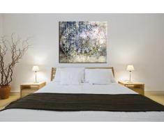 DEINEBILDER24 - Wandbild Abstrakt - Retro XXL 100 x 100 cm auf Leinwand und Keilrahmen. Beste Qualität, handgefertigt in Deutschland!