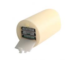 Flammenlose LED-Kerze von Eleoption für den Außenbereich mit eingebautem 6-Stunden-Timer, tägliche automatische EIN- und Ausschaltung, flackernde Stumpenkerzen, batteriebetrieben (2 PCS)