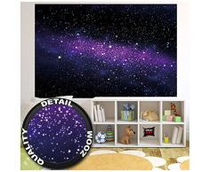 GREAT ART XXL Poster Kinderzimmer – Galaxie Sterne – Wandbild Dekoration Kinderzimmer Weltraum Stars Sky Sternenhimmel Universum Space All Kosmos Weltall Wandposter Wanddeko (140 x 100 cm)