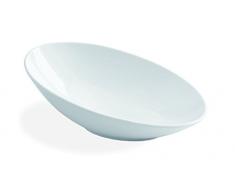 Tognana Snackschale oval, für Partys, 30 x 19 x 11 cm, Weiß