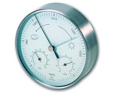 TFA Dostmann Analoge Wetterstation, für innen und außen, Barometer, Thermometer, Hygrometer, wetterfest