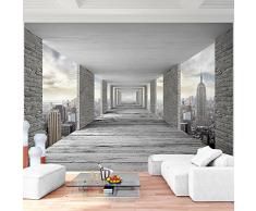 Fototapeten 3D New York 352 x 250 cm Vlies Wand Tapete Wohnzimmer Schlafzimmer Büro Flur Dekoration Wandbilder XXL Moderne Wanddeko - 100% MADE IN GERMANY - NY Stadt City Runa Tapeten 9157011a